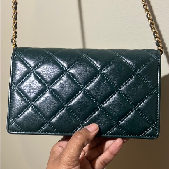 ☔️ Tory Burch Elegant Quilted Chain Shoulder Bag - Green - Picture 4 of 6
